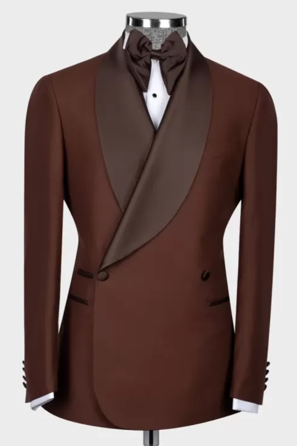Brown Wedding Suit