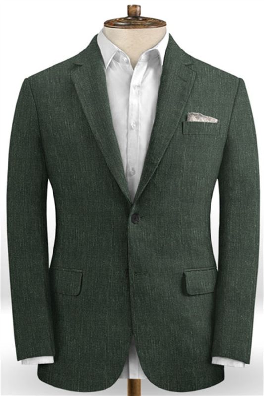 Dark Green Prom Men Suits Online | Two Pieces Tuxedos