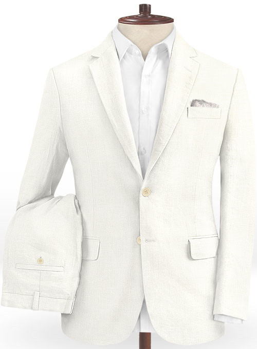 Summer Beach Linen Men Suits for Wedding Best Man Blazers Casual