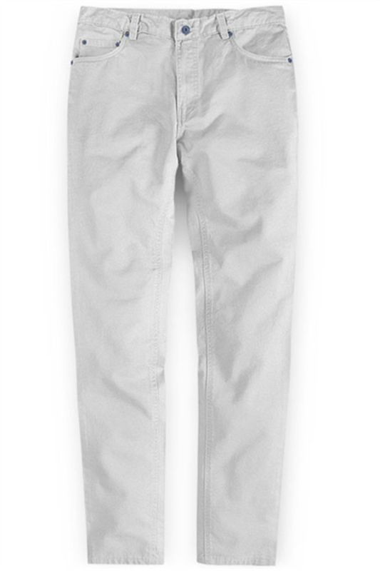 Ivory Fashion Slim Fit Casual Cotton Long Slim Fit Pants