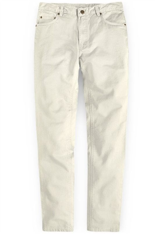 Offwhite Casual Pants Thin High Waist Stretch Mens Slacks