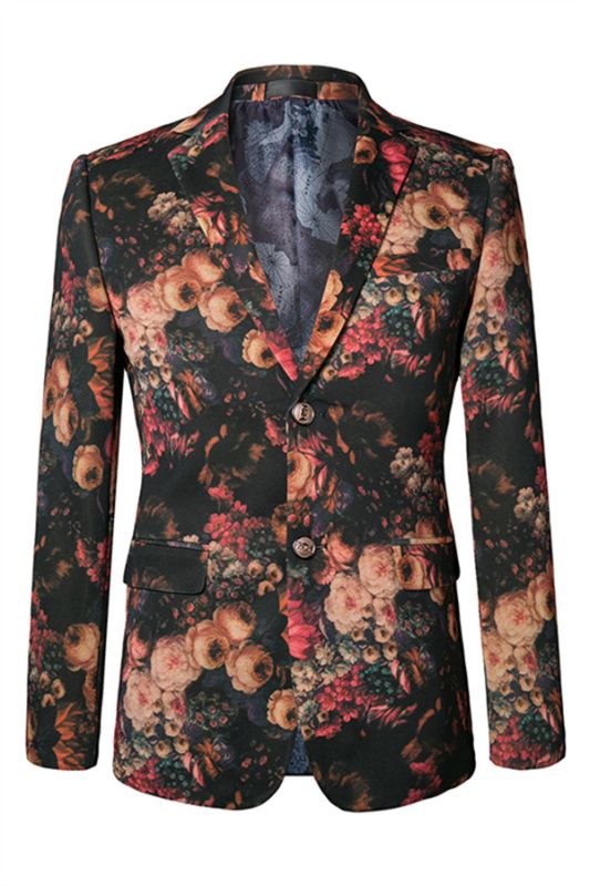 flower pattern blazer
