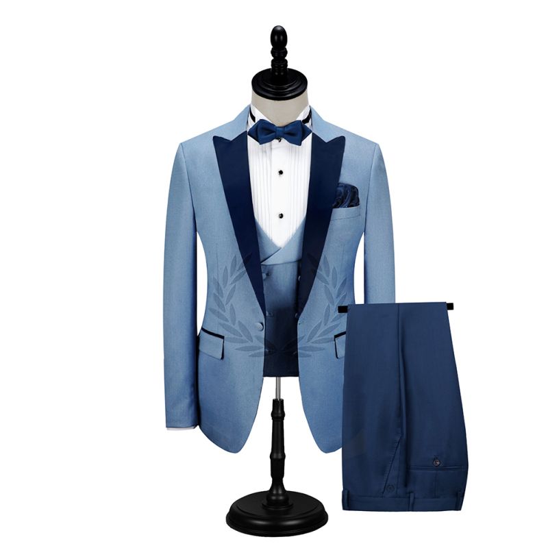 Buy Men Suits Blue 2 Piece Tuxedo Blue Wedding Groom Party Wear Dinner Suit  Beach Wedding Suit Groom Wear Suits Wedding Suit, Suits for Men Online in  India - Etsy