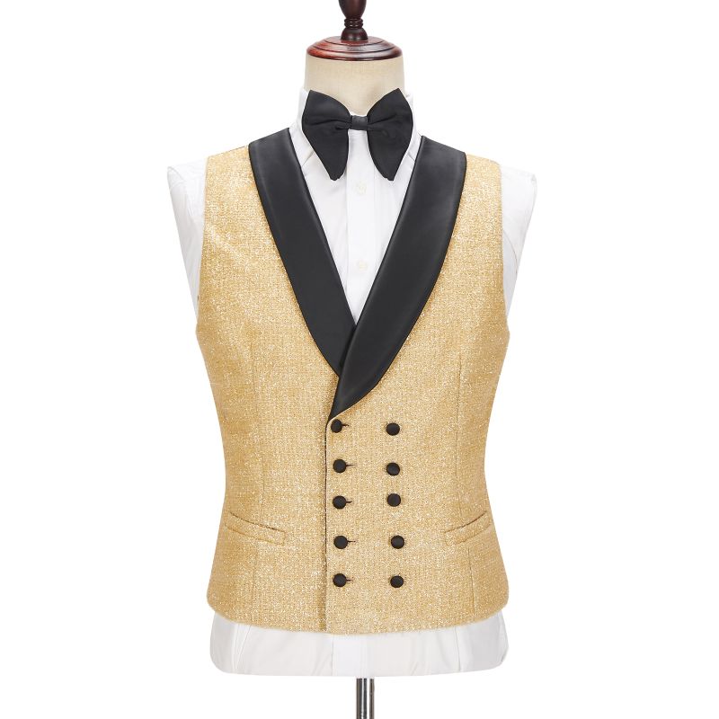 Stylish Missouri Formal 3 Piece for Men -  W-1691 Golden main image 1