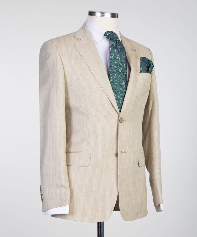 Burgundy 2 Pieces Notched Lapel Men's Suits main image 0
