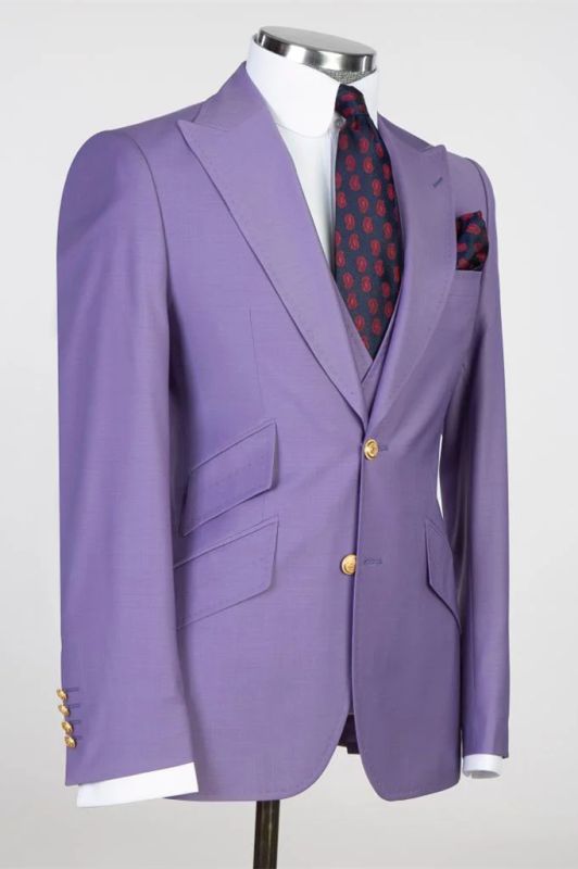 open lace back dress Mens Blazer Purple Blue Plaid Wool Woven Formal Jacket Wedding Sport Coat 48r main image 1