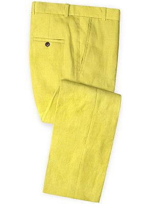 Shiny Yellow Slim Fit Tuxedo for Men | Prom Men Suits_3