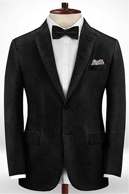 Finn Black Blend Business Men Suits | Slim Fit Tuxedo with 2 Pieces