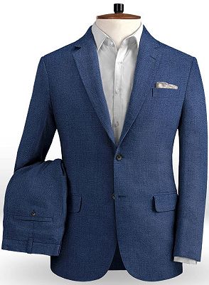 Navy Blue Men Suits Wedding Bridegroom Suits | Tuxedos Slim Fit Best Man Prom Blazer_2