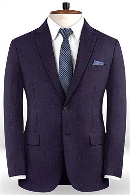 Cohen Simple Formal Men Suits with Two Buttons_1