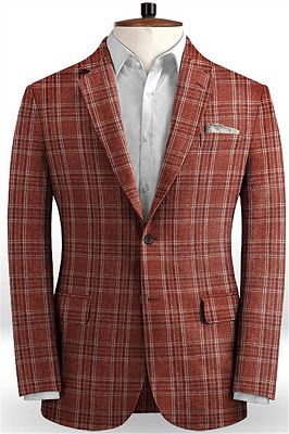 Fashion Notch Lapel Men Suits Online | Formal Business Tuxedo with Two Pieces