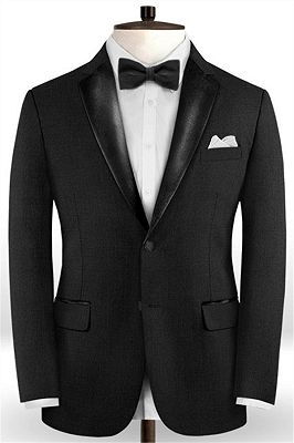 Latest Black Suits for Wedding Tuxedos | Groom Wear Groomsmen Outfit Man Blazers_1