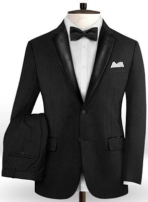 Latest Black Suits for Wedding Tuxedos | Groom Wear Groomsmen Outfit Man Blazers_2