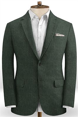 Dark Green Prom Men Suits Online | Two Pieces Tuxedos