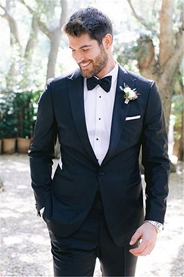 New Slim Fit Peaked Lapel Prom Mens Suits | One Button Wedding Tuxedos Online