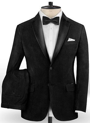 Black Formal Business Tuxedo | Wedding Groomsman Men Suit 2 Piecs_2