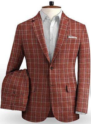 Fashion Notch Lapel Men Suits Online | Formal Business Tuxedo with Two Pieces_2