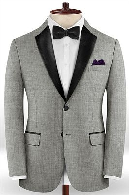 Business Grey Men Suits Online | New Fashion Slim Fit Latest Tuxedo_1