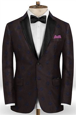 Dark Brown Men Suits Slim fit for Prom Tuxedos | 2 Piece Notched Lapel Suits