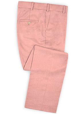 Pink 2 Pieces Prom Outfits Suits for Men | Bespoke Men Suits with Two Pieces_3
