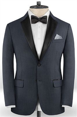 Dark Grey Business Men Suits | Formal Tuxedo for Men with Two Pieces