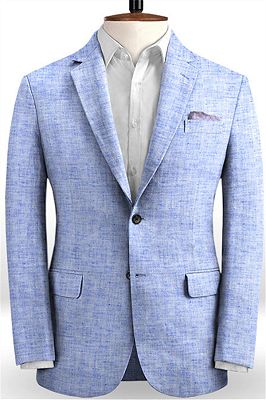 Blue Summer Groom Men Suits Online | Prom Tuxedo for Men_1