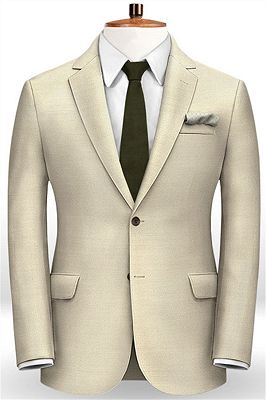Modern Solid Champagne Tuxedo for Men | Slim Fit Fashion Men Suits Online_1