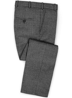 Dark Gray Formal Men Suits Slim fit for Business | 2 Piece Notched Lapel Tuxedo_3
