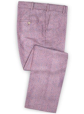 Lavender Slim Fit Prom Outfits Men Suits | Fashion Two Pieces Jacquard_3