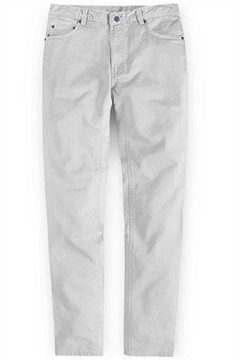 Ivory Fashion Slim Fit Casual Cotton Long Slim Fit Pants