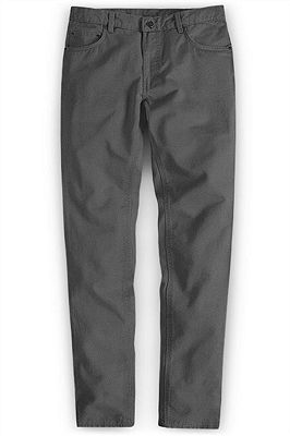 Braydon Grey Zipper Fly Stylish Business Dress Pants