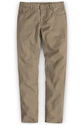 New Mens Slim Fashion Solid Color Business Casual Suit Pants_1