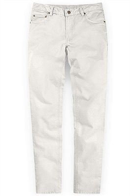 White New Arrival Casual Men Mid Waist Straight Formal Pants_1