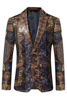gold prom jacket
