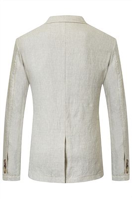 Hayden Off White Summer Linen Blazer Jacket_2