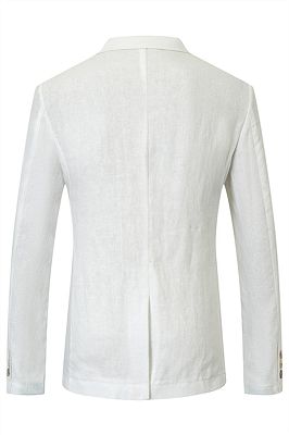 Jesus White Summer Linen Men Blazer Jacket In Stock