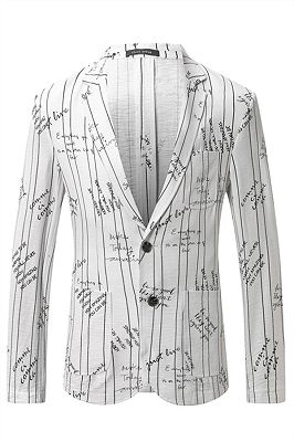Lorenzo Stylish Summer Linen Striped Blazer Jacket