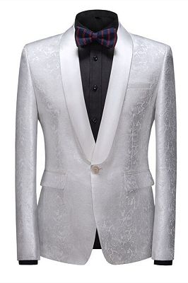 Jake Bespoke Slim Fit Shawl Lapel One Button Wedding Tuxedo_1