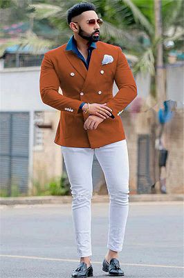 Juan Slim Fit Double Breasted Formal Men Suits