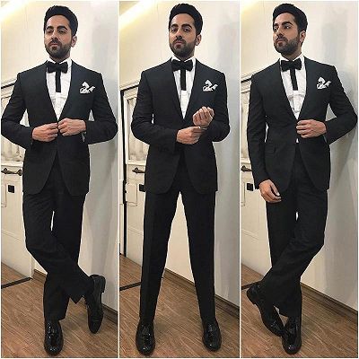 Cole Black Slim Fit Notched Lapel Formal Business Men Suits Online