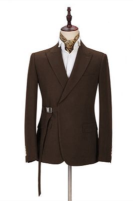 Clayton New Arrival Stylish Peaked Lapel Best Fitted Men Suits_1