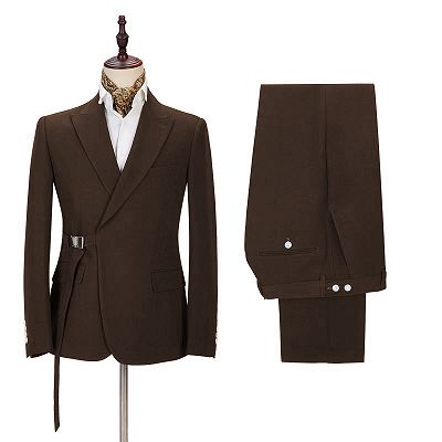 Clayton New Arrival Stylish Peaked Lapel Best Fitted Men Suits_2