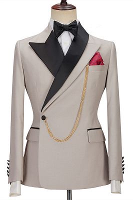 Emerson Stylish Peaked Lapel Slim Fit Men Suits for Prom_1