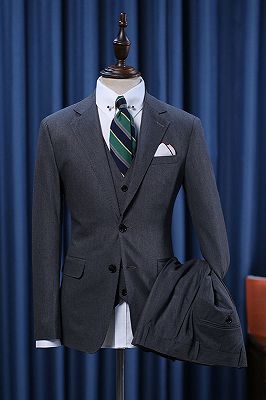 Jeremy Formal 3 Pieces Slim Fit Custom Business Suit For Men_1