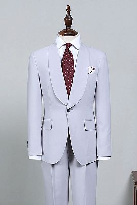Ivan Fashion Blue 2 Pieces Bespoke Wedding Suit For Grooms_1