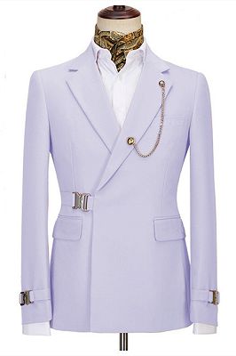 Julian Latest Design Lavender Notched Lapel Men Suits For Business_1