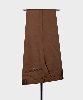 Herbert Chocolate Three Pieces Slim Fit Stylish Men Suits for Business_5