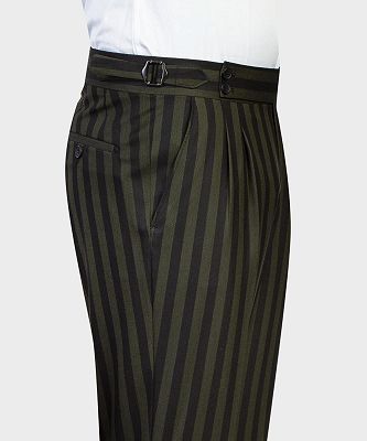 Johnny New Arrival Dark Green Three Pieces Slim Fit Fashion Prom Suits_5
