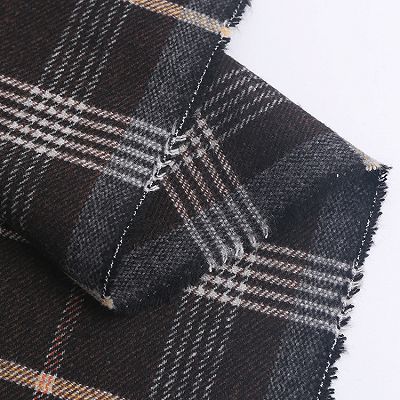1 Metre Suit Fabric TR Wool Blend 30%T40%R30%W 310GSM 152cm Width Plaid Twill Winter Men's Suit_1