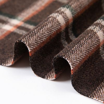 1 Metre Suit Fabric Plaid Woolen TR69%T24%W6%R1%SP 350GSM 150cm Width Twill Winter Men's Suit_4